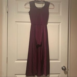 Purple High-Low Lyrical Dance Costume